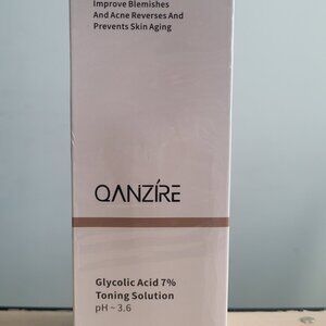 Qanzire Glycolic Acid 7% Exfoliating Toner/AHA 30%+ BHA 2% Peeling Solution